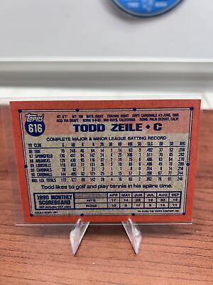 Cheap Sneaks Footwear/Sports Cards Baseball Card Todd Zeile 1991 O-Pee-Chee #616 St. Louis Cardinals