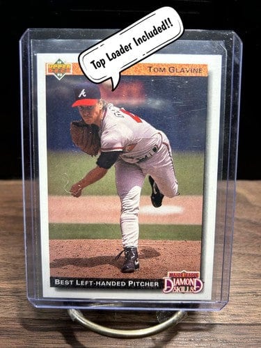 Cheap Sneaks Footwear/Sports Cards Baseball Card Tom Glavine 1992 Upper Deck #713 Atlanta Braves BASEBALL