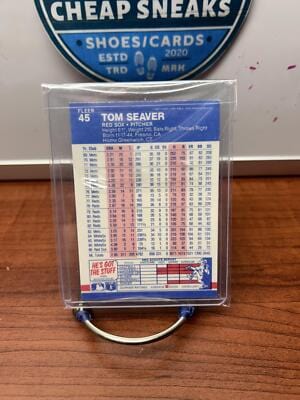 Cheap Sneaks Footwear/Sports Cards Baseball Card Tom Seaver 1987 Fleer #45 Boston Red Sox