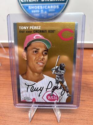 Cheap Sneaks Footwear/Sports Cards Baseball Card Tony Pérez 2023 Topps Chrome Platinum Anniversary #489 Cincinnati Red