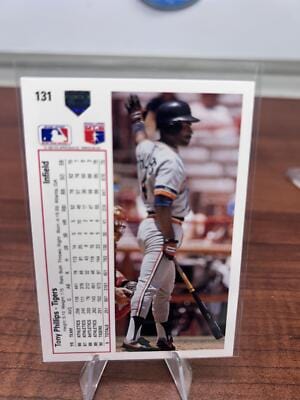 Cheap Sneaks Footwear/Sports Cards Baseball Card Tony Phillips 1991 Upper Deck #131 Detroit Tigers
