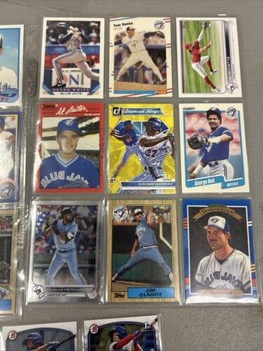 Cheap Sneaks Footwear/Sports Cards Baseball Card Toronto Blue Jays Mixed Lot 2023 Bowman, 89/90 Topps, Donruss, Fleer,