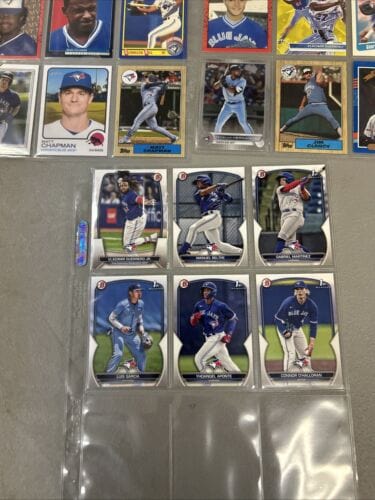 Cheap Sneaks Footwear/Sports Cards Baseball Card Toronto Blue Jays Mixed Lot 2023 Bowman, 89/90 Topps, Donruss, Fleer,