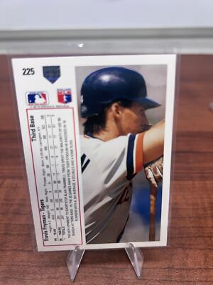 Cheap Sneaks Footwear/Sports Cards Baseball Card Travis Fryman 1991 Upper Deck #225 Detroit Tigers
