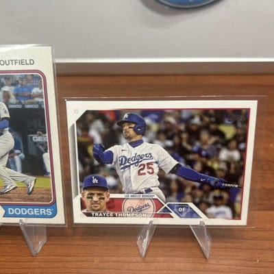 Cheap Sneaks Footwear/Sports Cards Baseball Card Trayce Thompson 2023 Topps Heritage #186 Los Angeles Dodgers