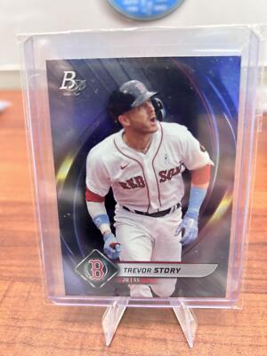 Cheap Sneaks Footwear/Sports Cards Baseball Card Trevor Story 2022 Bowman Platinum Ice Foilboard #44 Boston Red Sox