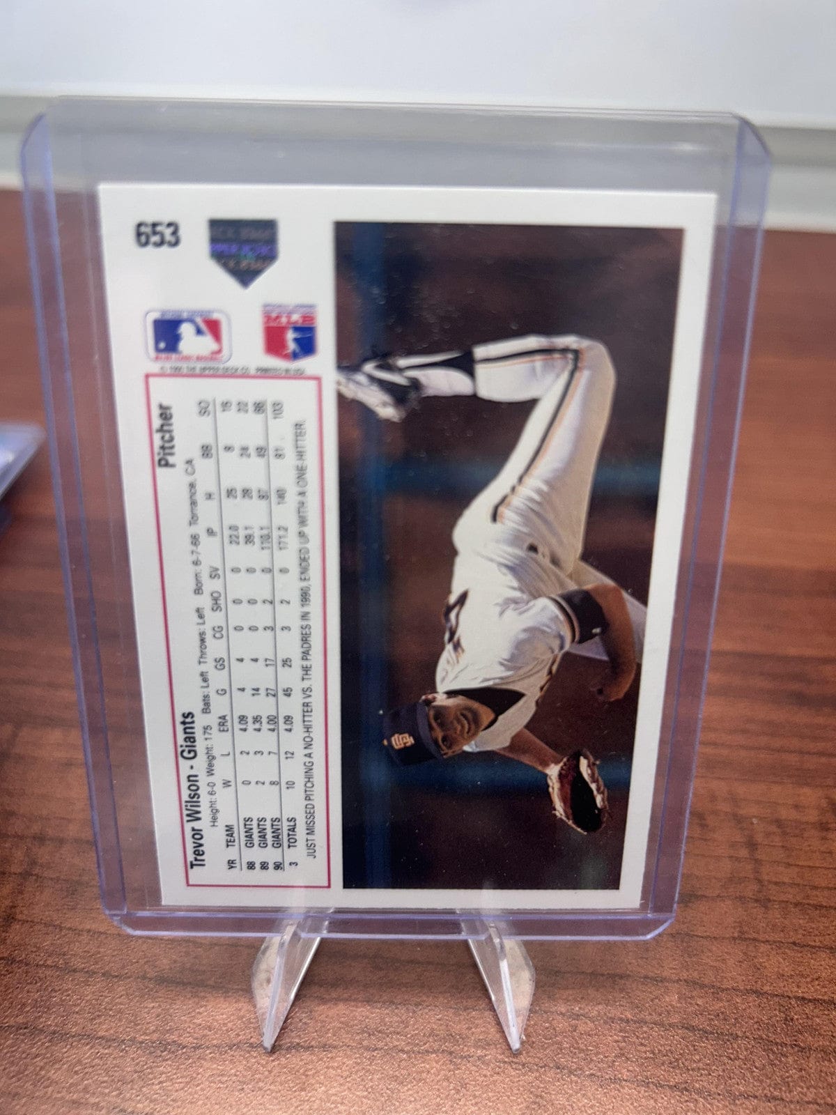 Cheap Sneaks Footwear/Sports Cards Baseball Card Trevor Wilson 1991 Upper Deck #653 San Francisco Giants