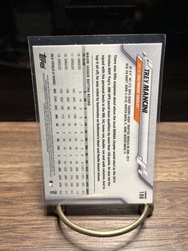 Cheap Sneaks Footwear/Sports Cards Baseball Card Trey Mancini 2020 MLB Topps Chrome #188 Baltimore Orioles Mint Gem Bas