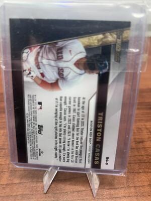 Cheap Sneaks Footwear/Sports Cards Baseball Card Triston Casas (RC) 2023 Topps Update Black Gold refractor #BG-9 Boston