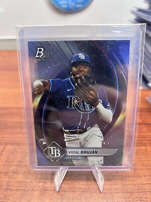 Cheap Sneaks Footwear/Sports Cards Baseball Card Vidal Brujan RC 2022 Bowman Platinum #23 Tampa Bay Rays