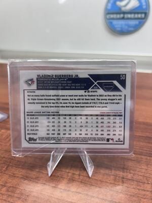 Cheap Sneaks Footwear/Sports Cards Baseball Card Vladimir Guerrero Jr. 2023 Topps Chrome Prism Refractor #50 Toronto Bl