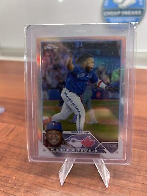 Cheap Sneaks Footwear/Sports Cards Baseball Card Vladimir Guerrero Jr. 2023 Topps Chrome Prism Refractor #50 Toronto Bl