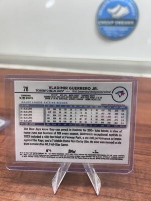 Cheap Sneaks Footwear/Sports Cards Baseball Card Vladimir Guerrero Jr. 2024 Topps Chrome #78 Toronto Blue Jays
