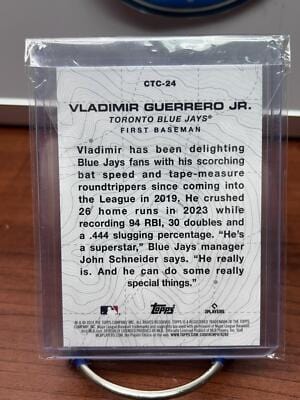 Cheap Sneaks Footwear/Sports Cards Baseball Card Vladimir Guerrero Jr. 2024 Topps City to City #CTC-24 Toronto Blue Jay