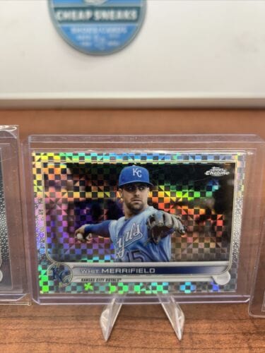 Cheap Sneaks Footwear/Sports Cards Baseball Card Whit Merrifield KC Royals 2022 Topps Chrome XFractor/Topps Gallery Lot