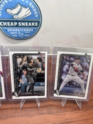 Cheap Sneaks Footwear/Sports Cards Baseball Card White Sox 2025 Topps Series 1 Lot Ky Bush RC, Brooks Baldwin RC, Lee,
