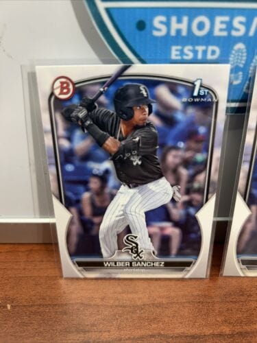 Cheap Sneaks Footwear/Sports Cards Baseball Card Wilber Sanchez 2023 Bowman 1st Prospect Baseball Card #BP-6 Lot(2) Whi