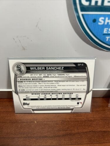 Cheap Sneaks Footwear/Sports Cards Baseball Card Wilber Sanchez 2023 Bowman 1st Prospect Baseball Card #BP-6 Lot(2) Whi