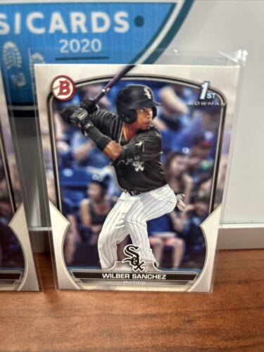 Cheap Sneaks Footwear/Sports Cards Baseball Card Wilber Sanchez 2023 Bowman 1st Prospect Baseball Card #BP-6 Lot(2) Whi
