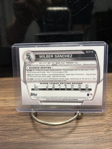 Cheap Sneaks Footwear/Sports Cards Baseball Card Wilber Sanchez 2023 Bowman Chrome 1st #BCP-6 Chicago White Sox