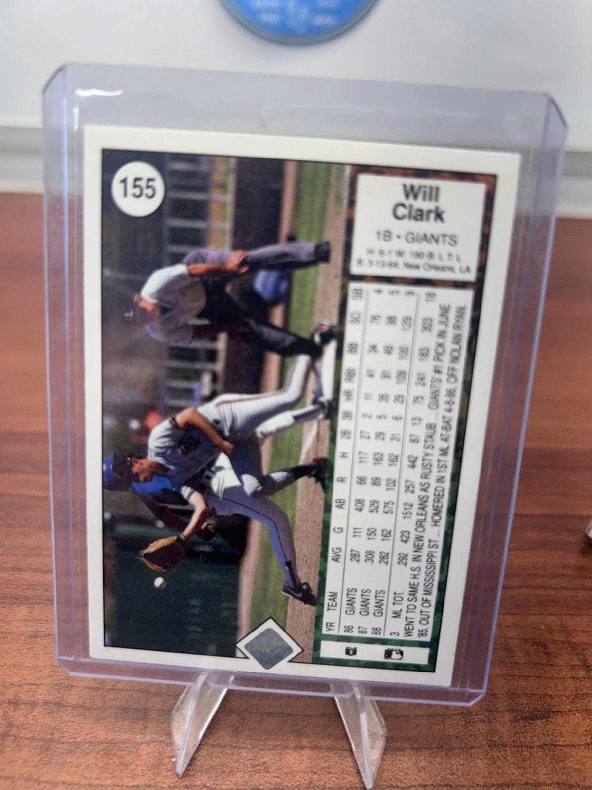 Cheap Sneaks Footwear/Sports Cards Baseball Card Will Clark 1989 Upper Deck #155 San Francisco Giants