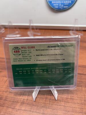 Cheap Sneaks Footwear/Sports Cards Baseball Card Will Clark 2023 Topps Chrome Platinum Anniversary #485 San Francisco G