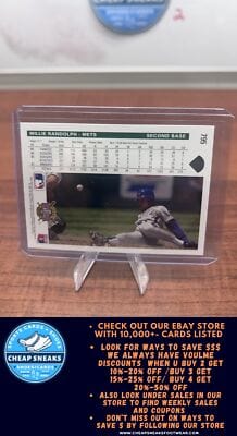 Cheap Sneaks Footwear/Sports Cards Baseball Card Willie Randolph 1992 Upper Deck #795 New York Mets