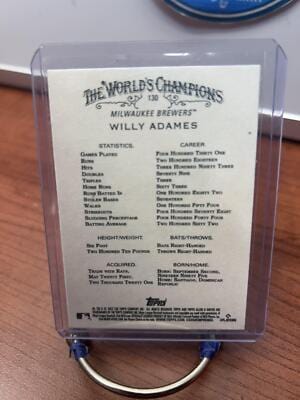 Cheap Sneaks Footwear/Sports Cards Baseball Card Willy Adames 2022 Topps Allen & Ginter #130 Milwaukee Brewers