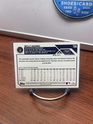 Cheap Sneaks Footwear/Sports Cards Baseball Card Willy Adames 2023 Topps #106 Milwaukee Brewers