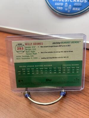 Cheap Sneaks Footwear/Sports Cards Baseball Card Willy Adames 2023 Topps Chrome Platinum Anniv Prism Refractor #283 Bre