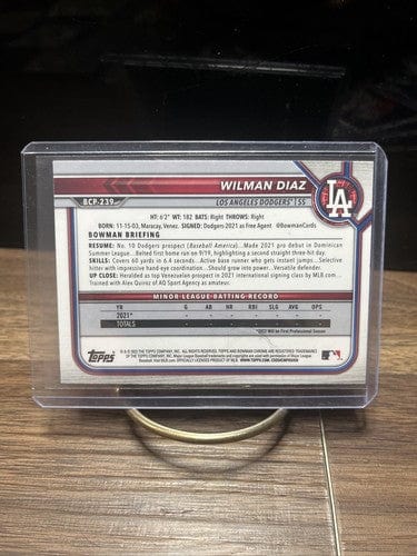 Cheap Sneaks Footwear/Sports Cards Baseball Card Wilman Diaz Bowman Chrome Mojo Prospect 🔥🔥🔥🔥🔥