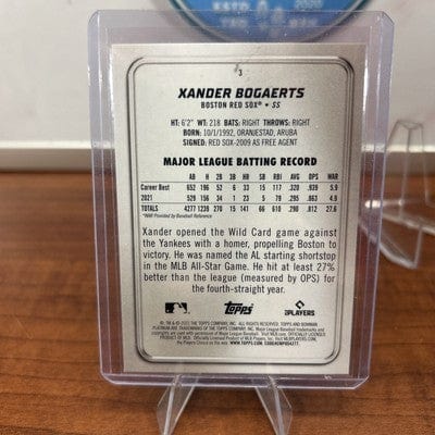 Cheap Sneaks Footwear/Sports Cards Baseball Card Xander Bogaerts 2022 Bowman Platinum Ice Foilboard #3 Boston Red Sox