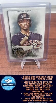 Cheap Sneaks Footwear/Sports Cards Baseball Card Xander Bogaerts 2022 Topps Allen & Ginter #43 Boston Red Sox