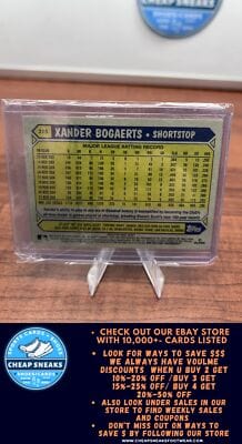 Cheap Sneaks Footwear/Sports Cards Baseball Card Xander Bogaerts 2022 Topps Archives #215 Boston Red Sox