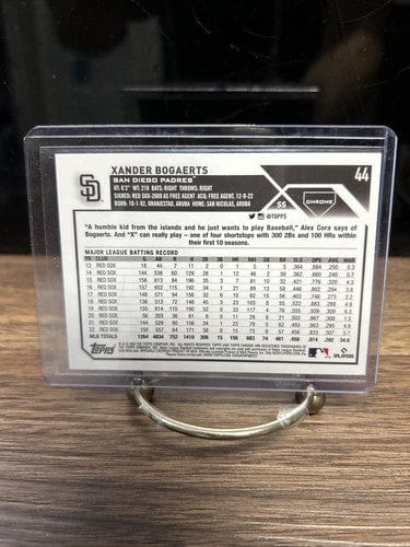 Cheap Sneaks Footwear/Sports Cards Baseball Card Xander Bogaerts 2023 Topps Chrome Sepia Refractor Parallel #44 San Die
