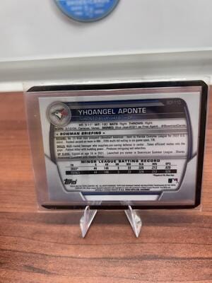 Cheap Sneaks Footwear/Sports Cards Baseball Card Yhoangel Aponte 2023 Bowman Chrome Prospects Mojo Refractors #BCP-110