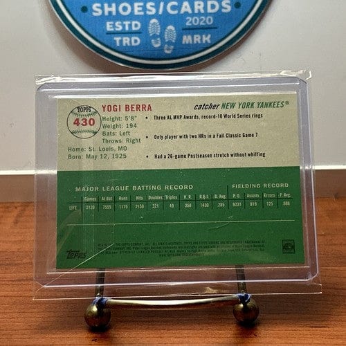 Cheap Sneaks Footwear/Sports Cards Baseball Card Yogi Berra 2023 Topps Chrome Platinum Anniversary New York Yankees Car