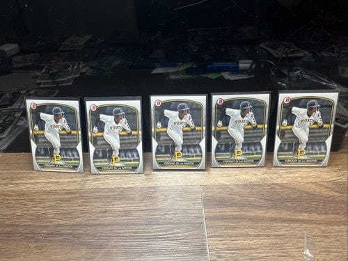 Cheap Sneaks Footwear/Sports Cards Baseball Card Yordany De Los Santos 2023 Bowman Prospect Base Paper Pittsburgh Pirat