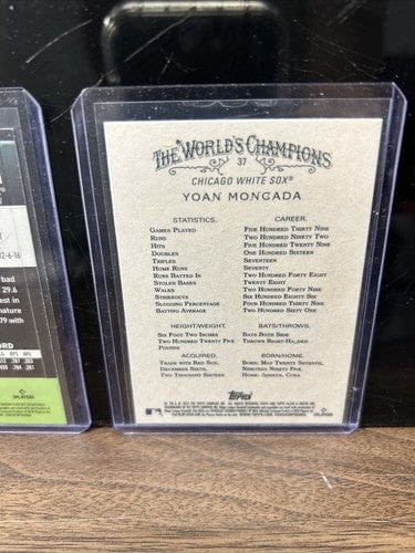 Cheap Sneaks Footwear/Sports Cards Baseball Card Yown Moncada Lot (3) White Sox 2022 Topps Chrome , Stadium Club, Alle