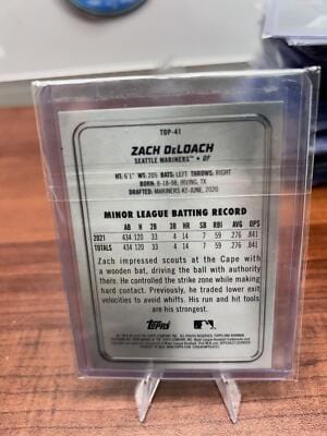 Cheap Sneaks Footwear/Sports Cards Baseball Card Zach DeLoach 2022 Bowman Platinum Top Prospects #TOP-41 Seattle Marine