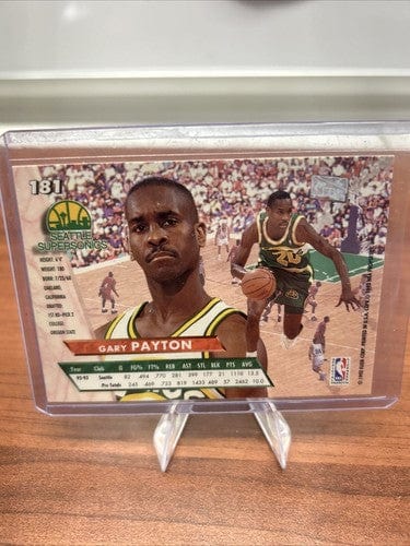 Cheap Sneaks Footwear/Sports Cards Basketball Card 1993-94 Fleer Ultra Gary Payton #181 Seattle Supersonics