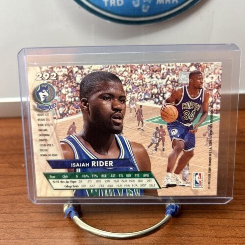 Cheap Sneaks Footwear/Sports Cards Basketball Card 1993-94 Fleer Ultra Isaiah Rider #292 ROOKIE Timberwolves RC Basketbal
