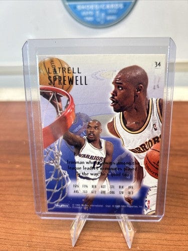 Cheap Sneaks Footwear/Sports Cards Basketball Card 1994-95 Emotion Golden State Warriors Basketball Card #34 Latrell Spre