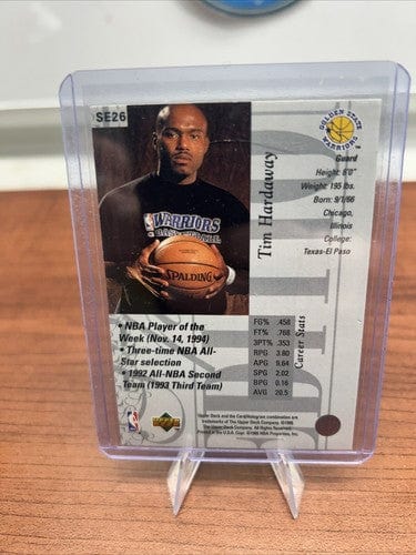 Cheap Sneaks Footwear/Sports Cards Basketball Card 1995-96 Upper Deck Special Edition Tim Hardaway #SE26 Golden State War