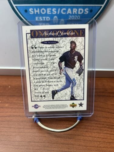 Cheap Sneaks Footwear/Sports Cards Basketball Card 1995 Upper Deck Minor League #7 Michael Jordan Michael Jordan One On O