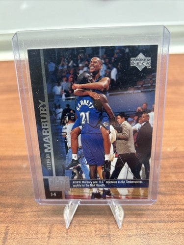Cheap Sneaks Footwear/Sports Cards Basketball Card 1997-98 Upper Deck Basketball # 255 Stephon Marbury Minnesota Timberwo