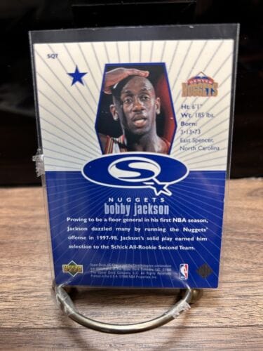 Cheap Sneaks Footwear/Sports Cards Basketball Card 1998-1999 UPPER DECK BASKETBALL C CHOICE BOBBY JACKSON #SQ7 DENVER NUG