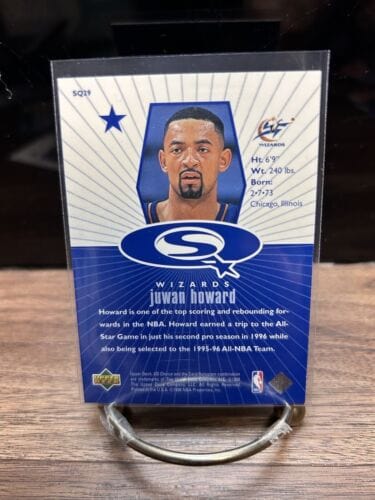 Cheap Sneaks Footwear/Sports Cards Basketball Card 1998-99 UD Choice StarQuest Blue #SQ29 Juwan Howard WIZARDS MICHIGAN