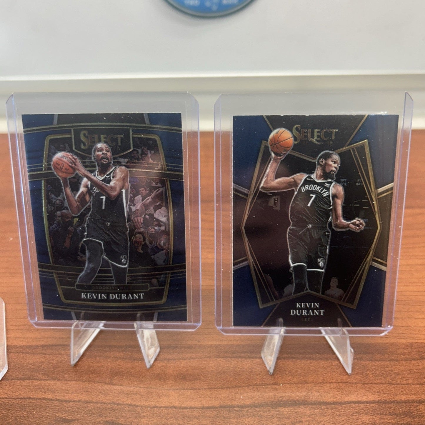 Cheap Sneaks Footwear/Sports Cards Basketball Card 2021-2022 Panini Select Blue Premier Level Kevin Durant #135 + Bonus C