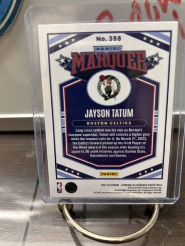 Cheap Sneaks Footwear/Sports Cards Basketball Card 2021-22 Chronicles Marquee Jayson Tatum #358 - Boston Celtics